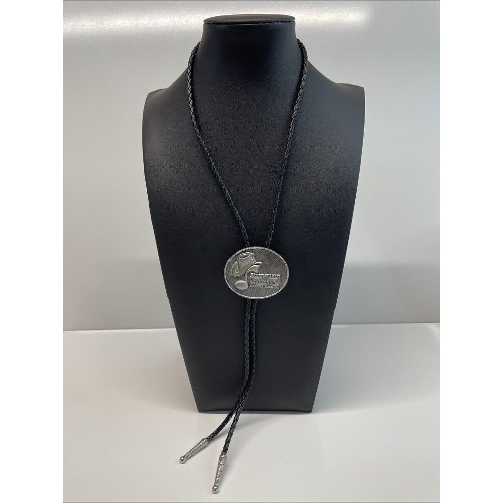 RARE Unbeatable Wheatables Country Tour Music Festival ‘94‎ Bolo Tie Black A44
